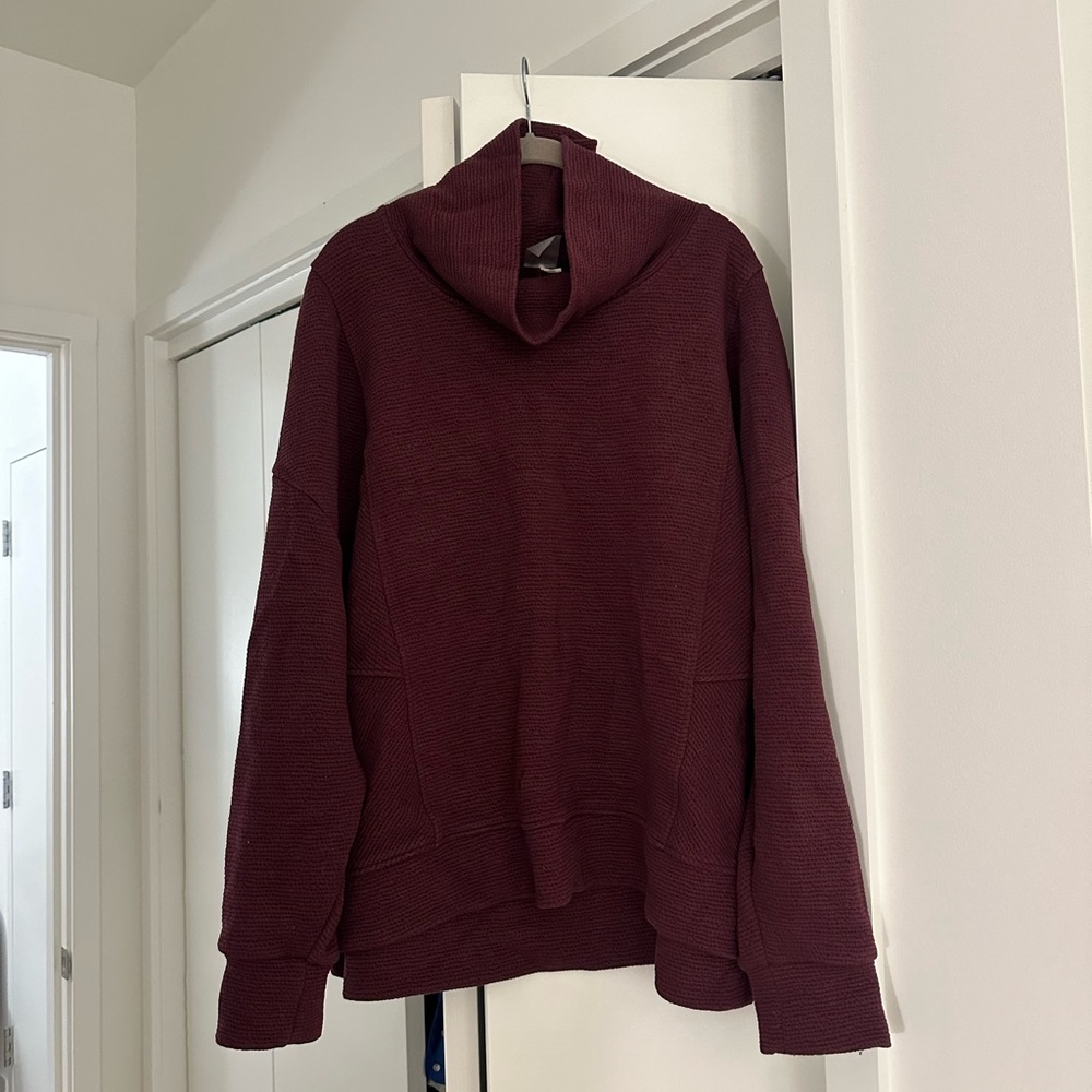 CALIA Funnel Neck Scuba Sweatshirt
